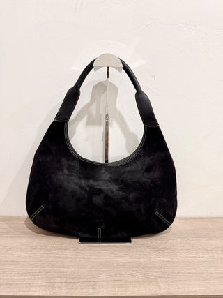 Ferragamo suede shoulder bag