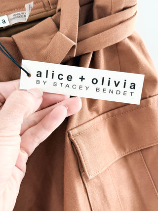 Alice & Olivia high waist shorts cargo, 4