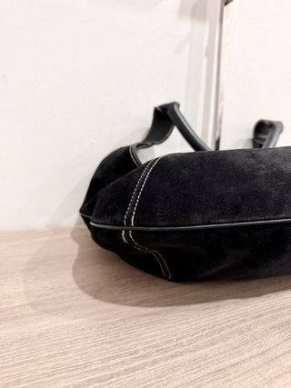 Ferragamo suede shoulder bag