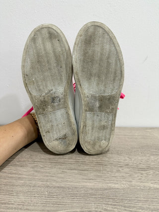 Common Projects Retro Leather Low Top Sneakers White/Pink Women's Size 35 / 5