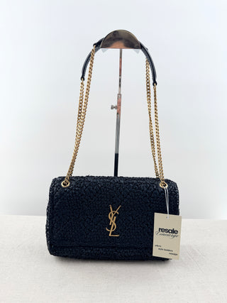 Saint Laurent medium jamie raffia shoulder bag