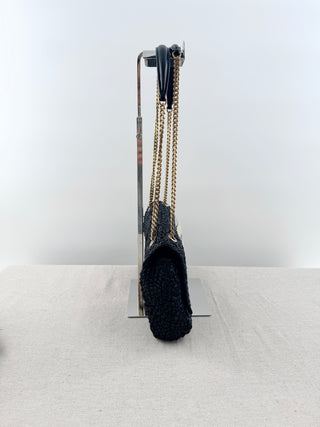 Saint Laurent medium jamie raffia shoulder bag