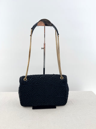 Saint Laurent medium jamie raffia shoulder bag
