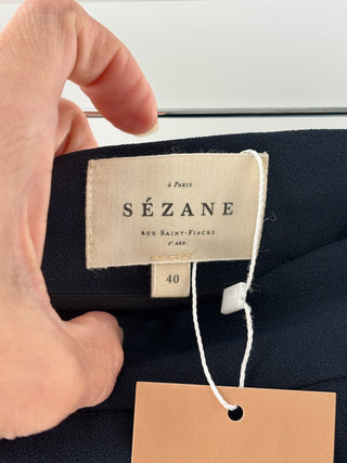 Sezane wide leg button pants, FR 40 / US 8