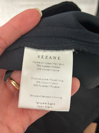 Sezane wide leg button pants, FR 40 / US 8