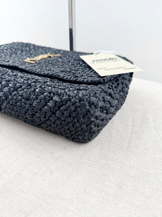 Saint Laurent medium jamie raffia shoulder bag