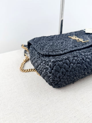 Saint Laurent medium jamie raffia shoulder bag
