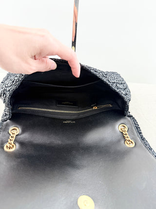 Saint Laurent medium jamie raffia shoulder bag