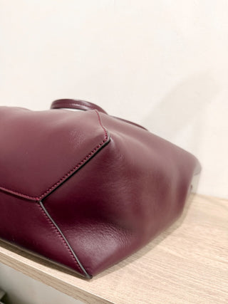 Jimmy Choo diamond medium leather tote bag