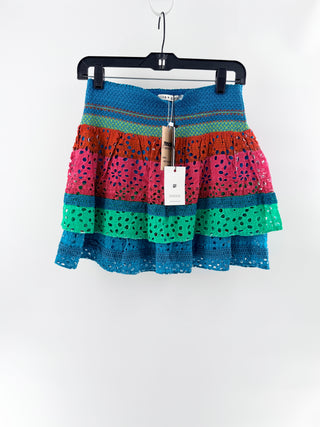 Alice & Olivia ruffle mini skirt, 6