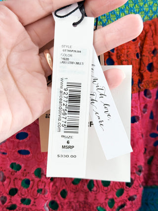 Alice & Olivia ruffle mini skirt, 6