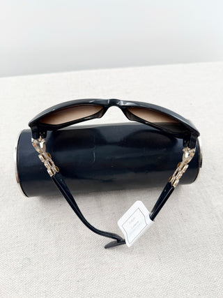 Bvlgari 8103 B sunglasses with temple crystals