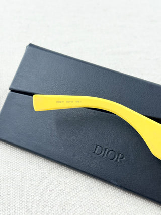 Dior Dior inedite vintage acetate sunglasses with rhinestones temples