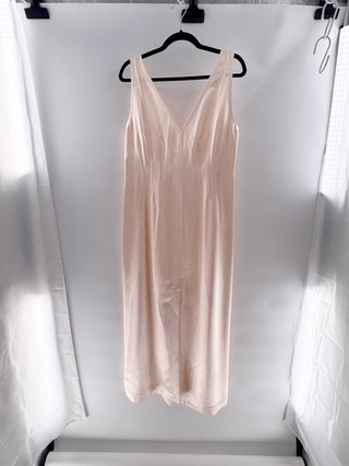Bottega Veneta sleeveless midi dress with v neckline, 40
