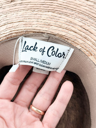 Lack of Color straw hat, S/M