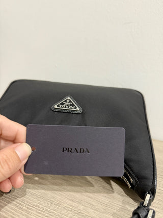 Prada Re-Edition 2005 Re-Nylon and Saffiano Black Mini Shoulder Handbag