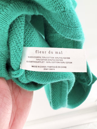 Fleur du mal knit bodysuit, XS