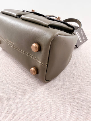 Coach leather twin turnlock 20 bag