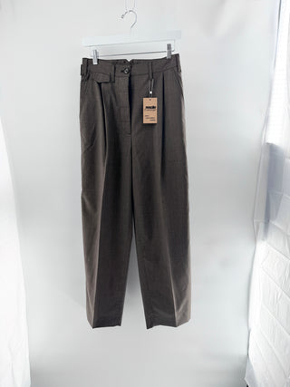 Toteme wool and linen blend pants, 36 / US 6