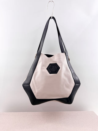 Jonathan Adler leather duchess tote bag