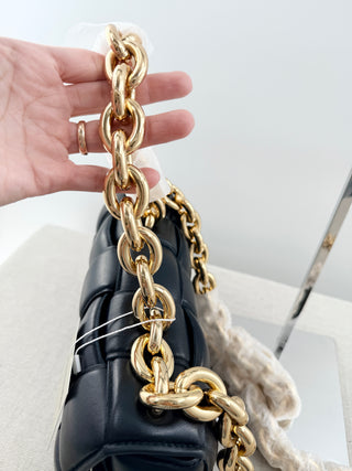 Bottega Veneta padded chain cassette bag