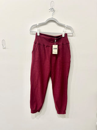 Beyond Yoga Spacedye Slim Fit Midi Jogger Pants Port Wine Ruby Women's Medium