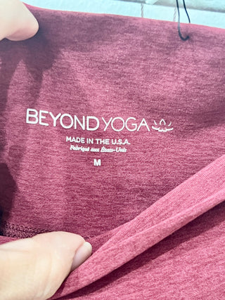 Beyond Yoga Spacedye Slim Fit Midi Jogger Pants Port Wine Ruby Women's Medium
