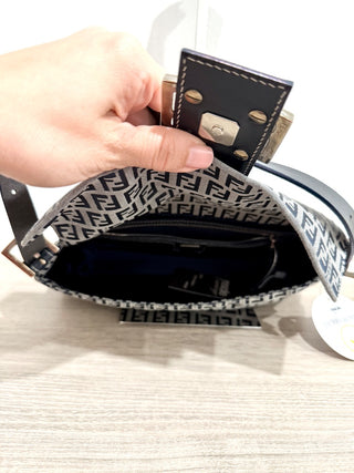 Fendi zuccino baguette bag