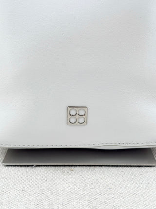 Parisa Wang Small leather bag with silver ring buckle detail