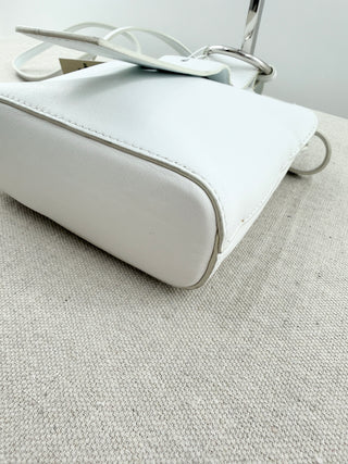Parisa Wang Small leather bag with silver ring buckle detail
