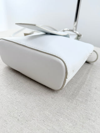 Parisa Wang Small leather bag with silver ring buckle detail