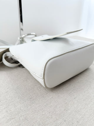 Parisa Wang Small leather bag with silver ring buckle detail