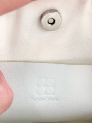 Parisa Wang Small leather bag with silver ring buckle detail