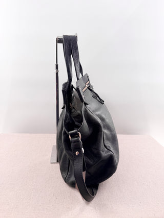 Sezane Sacha leather satchel bag