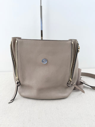 Chloe faye backpack leather and suede bag