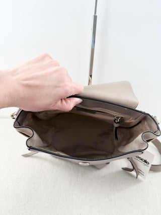 Chloe faye backpack leather and suede bag