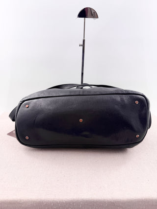 Sezane Sacha leather satchel bag