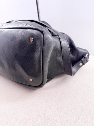 Sezane Sacha leather satchel bag