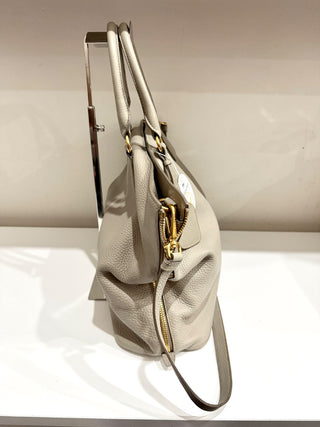 Prada large leather tote bag