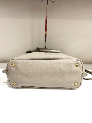 Prada large leather tote bag