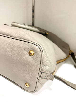 Prada large leather tote bag