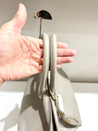 Prada large leather tote bag