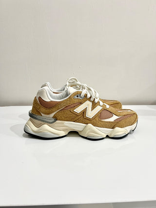 New Balance 9060 Great Plains Suede Chunky Running Shoes Tan Unisex US M 7/ W8.5