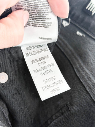 Agolde harper straight leg wide jeans, 27