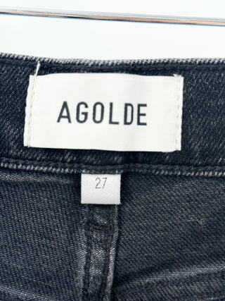 Agolde harper straight leg wide jeans, 27