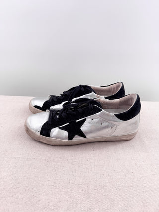 Golden Goose leather and suede sneakers, 38
