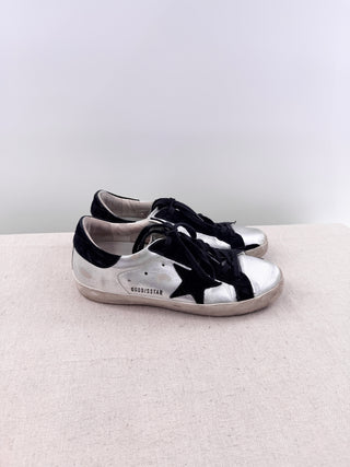 Golden Goose leather and suede sneakers, 38