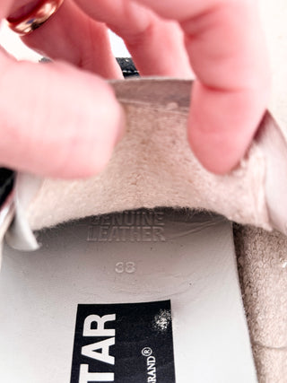 Golden Goose leather and suede sneakers, 38