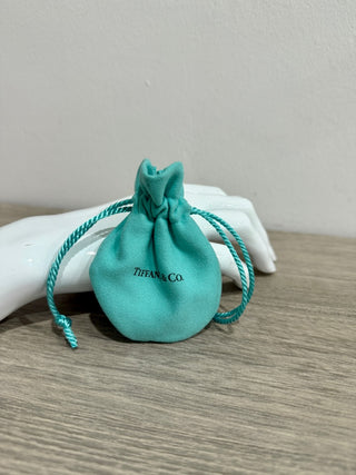 Tiffany & Co. Elsa Peretti Collection Wave Ring Sterling Silver & Aquamarine Size 7