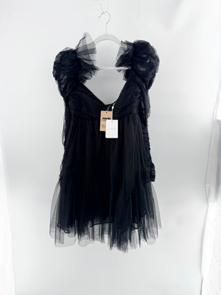 Zimmermann tulle ruched mini dress, US 6